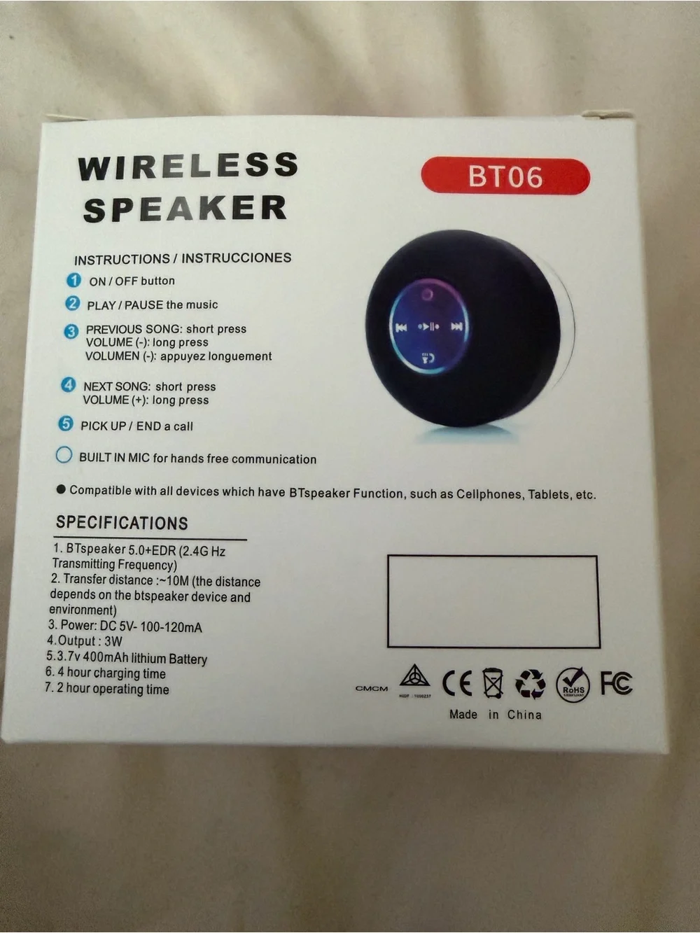 Wireless Speakers portable black